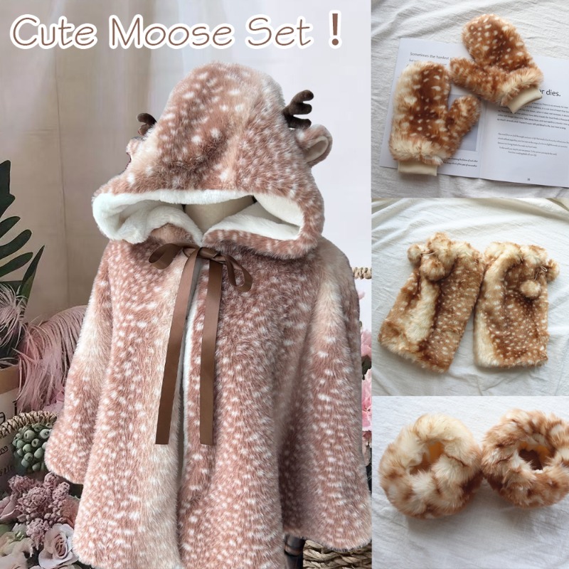 Winter Clothing Pk - Зимний женский японский плюшевый милый рождественский