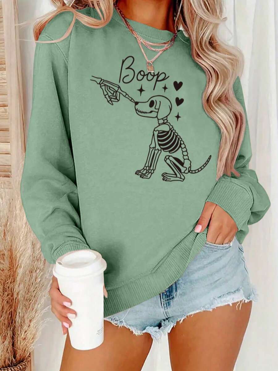 Winter Clothing Gift Ideas - Женский свитшот с принтом в виде