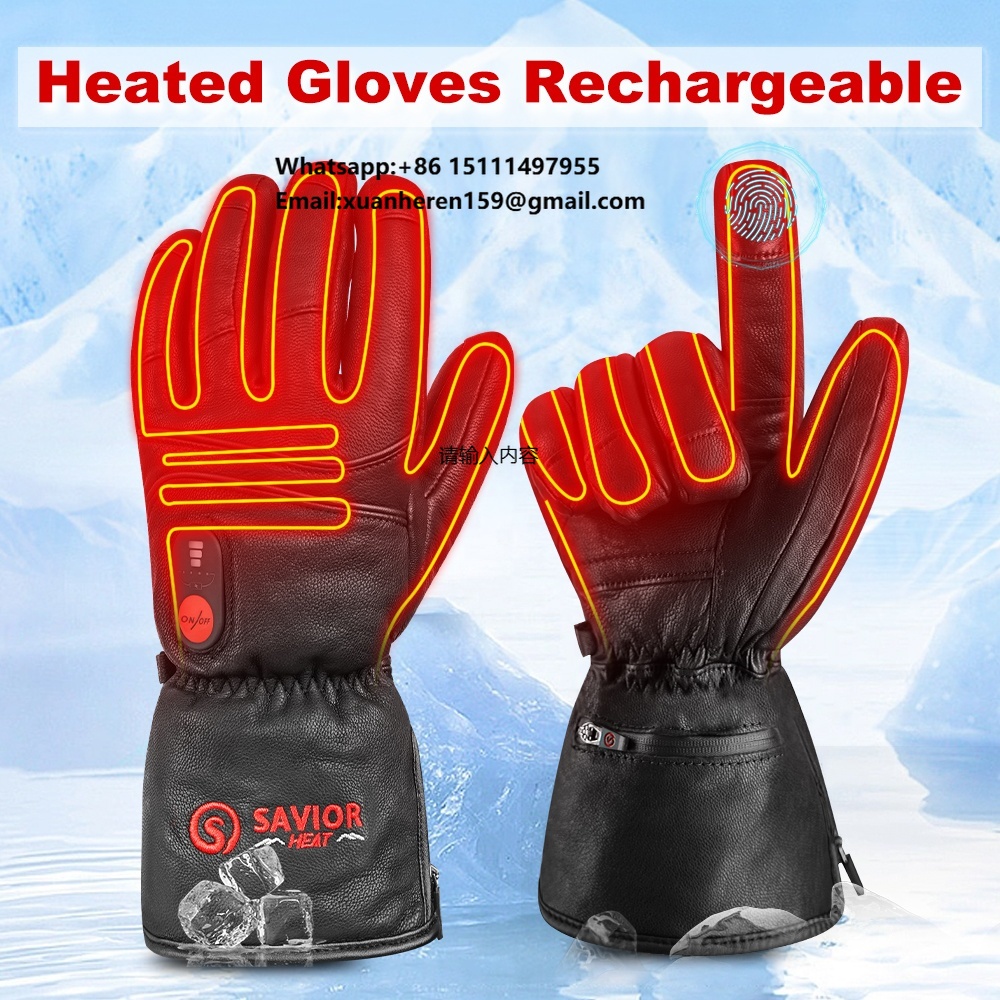 Кожаные перчатки с подогревом  – обзор и цена Heated Gloves Electric