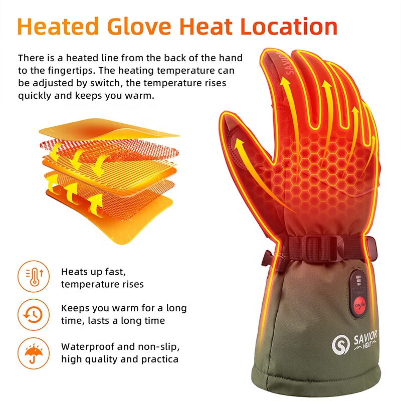 Зеленые перчатки для катания н – обзор и цена Heated Gloves Electric